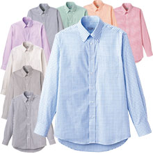 FB4506ロープライスBDチェックシャツ(長袖)